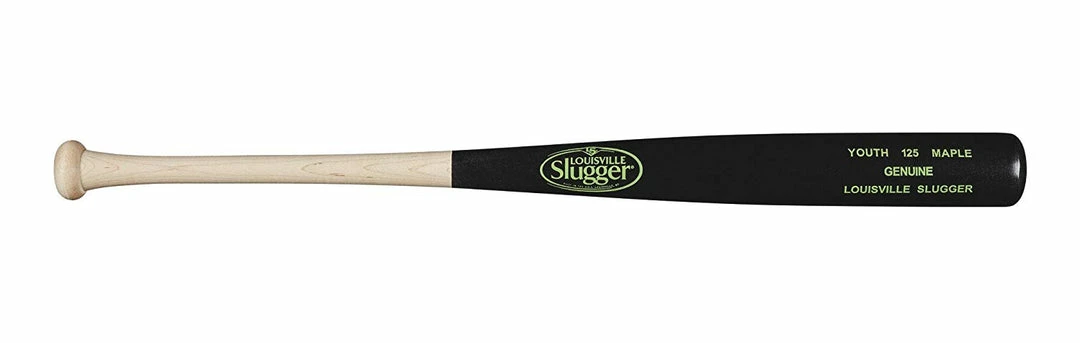 New Louisville Slugger 125 Maple Genuine Youth Baseball Bat 31″ Black/Natural Baseball Bats