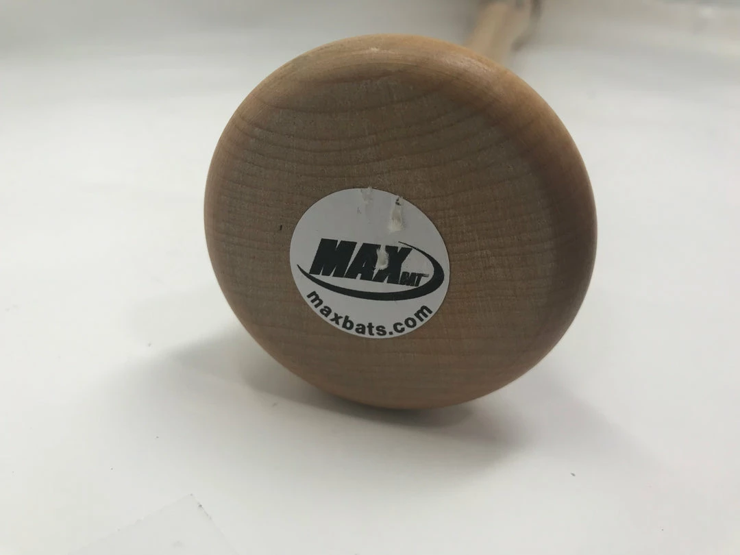 Max Bat New MaxBat Pro Series Maple Wood Baseball Bat: R10X Adult-Natural/Black 33 Inch - Image 4