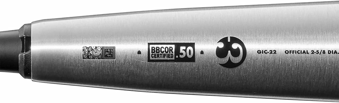 New DeMarini 2022 The Goods (-3) BBCOR Baseball Bat 2 5/8″ Silver/Black - Image 2