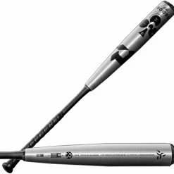 New DeMarini 2022 The Goods (-3) BBCOR Baseball Bat 2 5/8″ Silver/Black