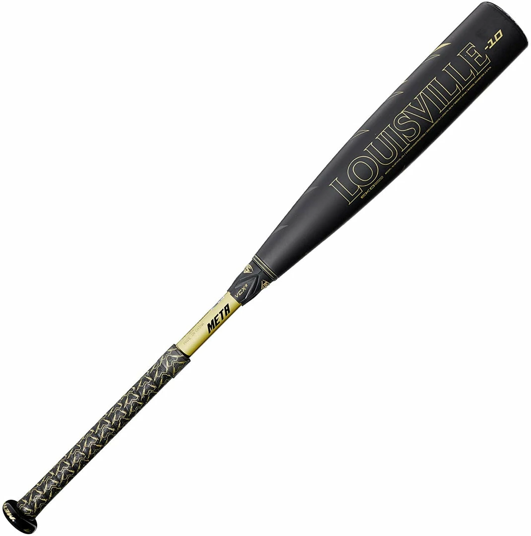 New Louisville Slugger 2021 Meta USSSA Baseball Bat Black/Gold - Image 3