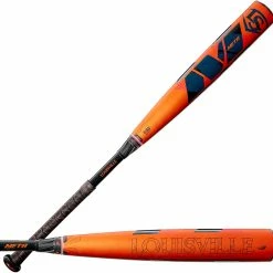 New Louisville Slugger 2022 Meta (-3) BBCOR Baseball Bat 2 5/8″ Black/Orange Baseball Bats