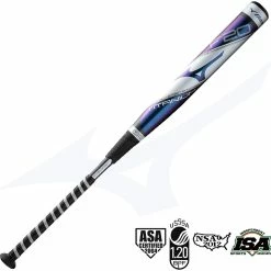 Shop By Certification New Mizuno F20-Titanium Fastpitch Softball Bat Black/Blue