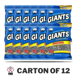 Giants Seeds 5oz Bag X 12 (Carton) Original Salted