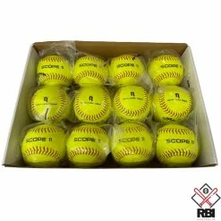 RECKEN SCOPE 11 Inch Leather Softball (Dozen)