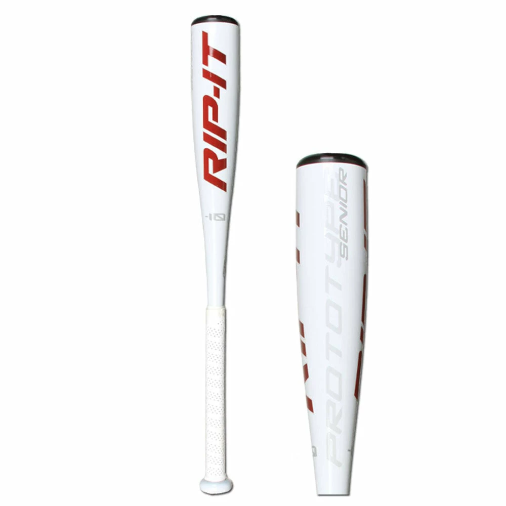 RIP-IT Baseball Bats New Rip It B1310 Prototype White Senior League Baseball Bat 2 3/4″ - Image 2