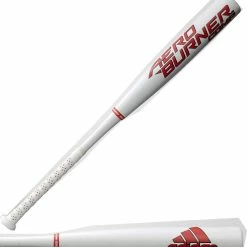 New Adidas EQT B46074 Aero-Burner Comp White/Red BBCOR Baseball Bats