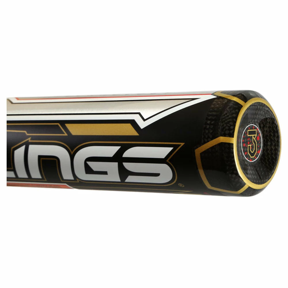 New Rawlings Trio Technology BBRTTB BBCOR Baseball Bat 2 5/8″ Black/White - Image 3