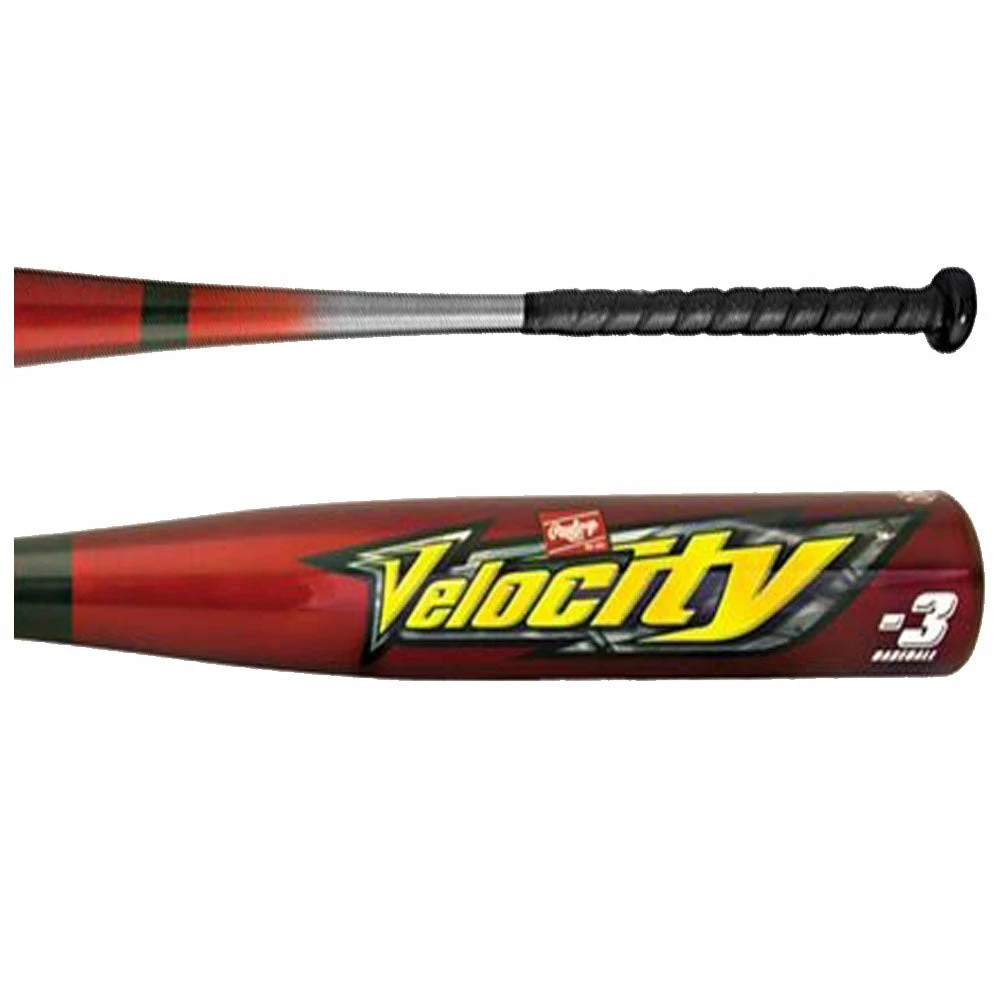New Rawlings Velocity BBVCTY BESR Baseball Bat Red/Black 2 5/8″ 7050 Alloy Baseball Bats - Image 3