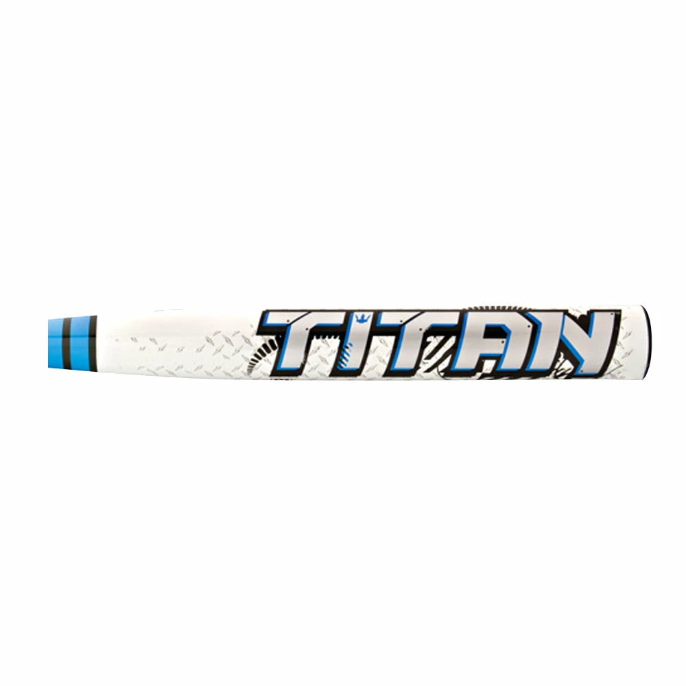 Non-USSSA Stamp New Worth Titan FPTTN Fastpitch Softball Bat White/Blue (-10) - Image 2