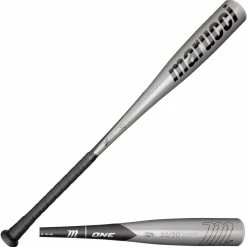 Baseball Bats New Marucci One MCB1 BBCOR Baseball Bat 2 5/8″ Silver/Black 2014