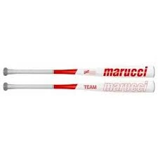 New Marucci Team MCBTR BBCOR Baseball Bat 2 5/8″ White/Red (-3)