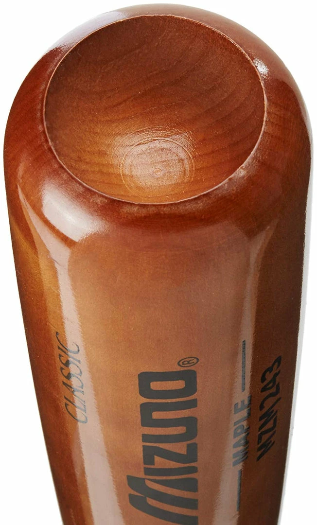 New Mizuno MZM243 Custom Classic Maple Baseball Brown Wood Bat - Image 4