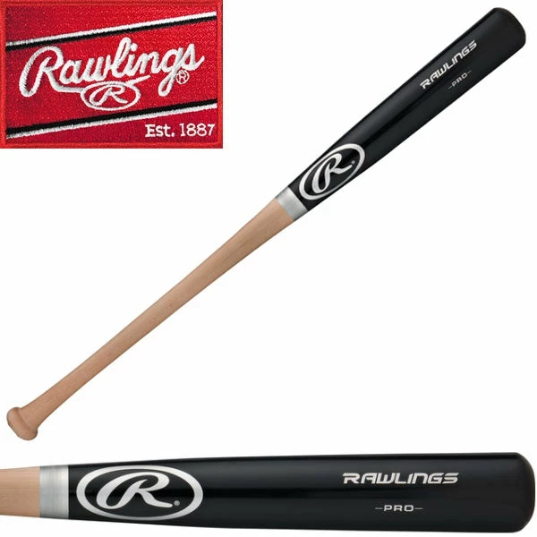 Baseball Bats New Rawlings R110MB ” Baseball Wood Bat Blk/Nat Adirondack Maple - Image 6