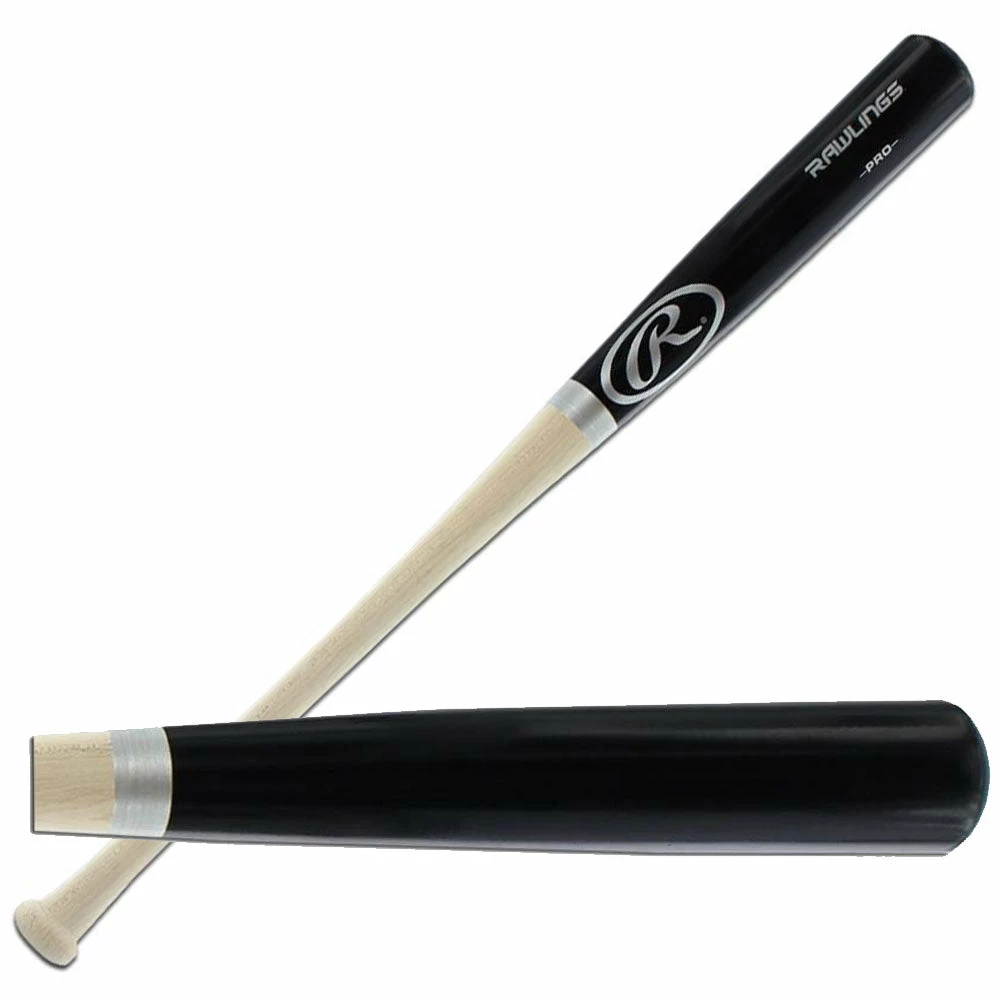 Baseball Bats New Rawlings R110MB ” Baseball Wood Bat Blk/Nat Adirondack Maple - Image 2