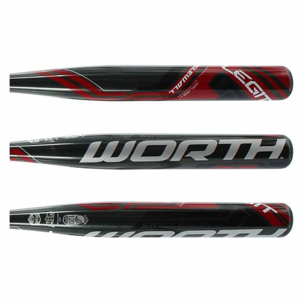 New Worth SingleWall Legit SBLGSW Slowpitch Softball Bat Shop By Certification - Image 2
