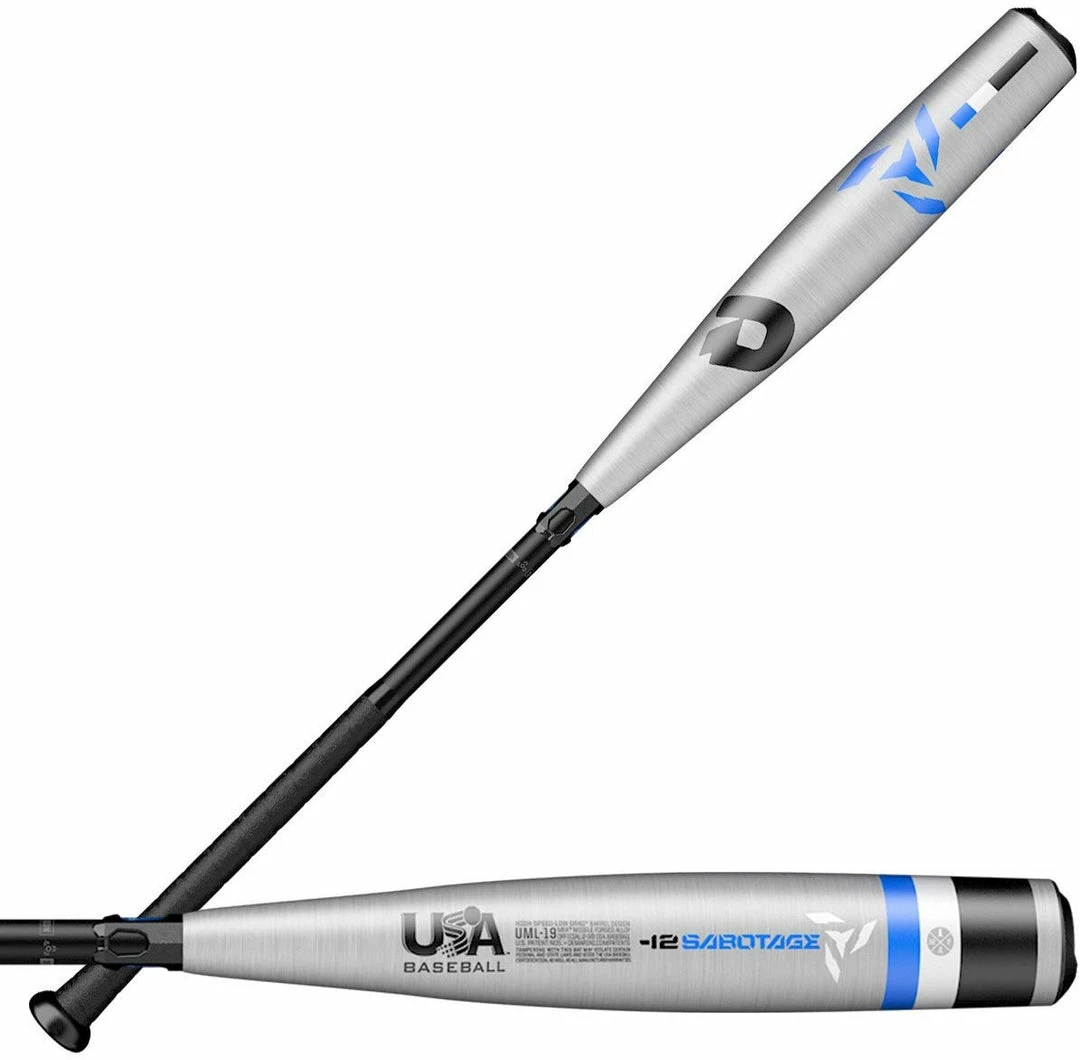 New DeMarini 2019 Sabotage One (-12) 2 3/8″ Barrel USA Baseball Bat - Image 9