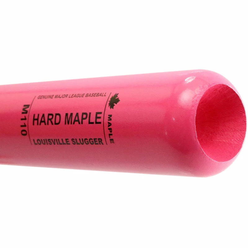 Louisville Slugger New Louisville MLB Hard Maple Pink WBHM14 Wood Baseball Bat M110 Major Baseball Bats - Image 2